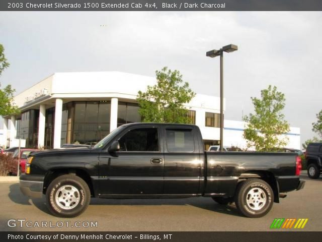 2003 Chevrolet Silverado 1500 Extended Cab 4x4 in Black