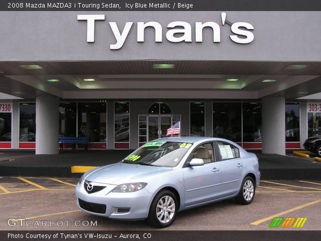 2008 Mazda MAZDA3 i Touring Sedan in Icy Blue Metallic