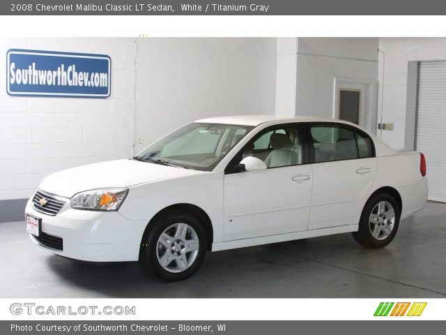 2008 Chevrolet Malibu Classic LT Sedan in White