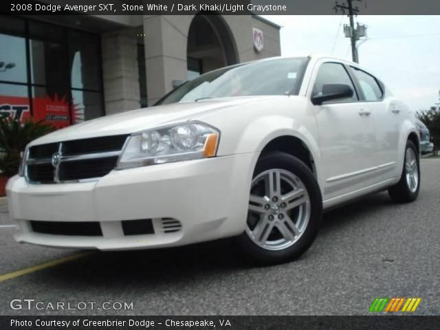 2008 Dodge Avenger SXT in Stone White