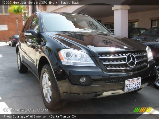 2007 Mercedes-Benz ML 350 4Matic in Black