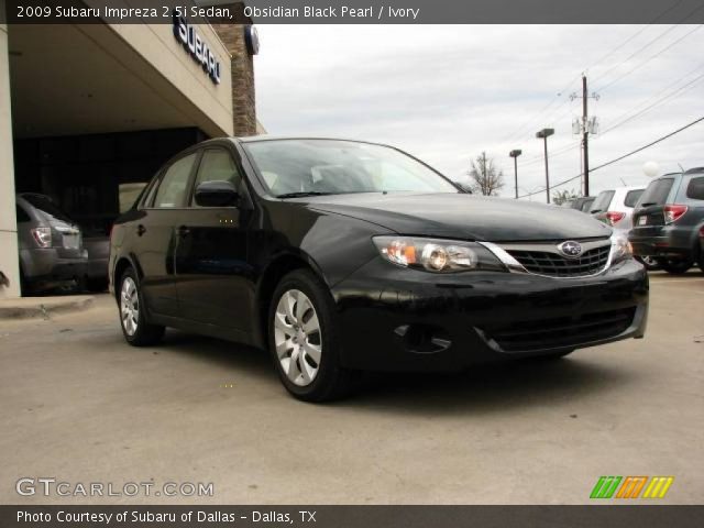 2009 Subaru Impreza 2.5i Sedan in Obsidian Black Pearl