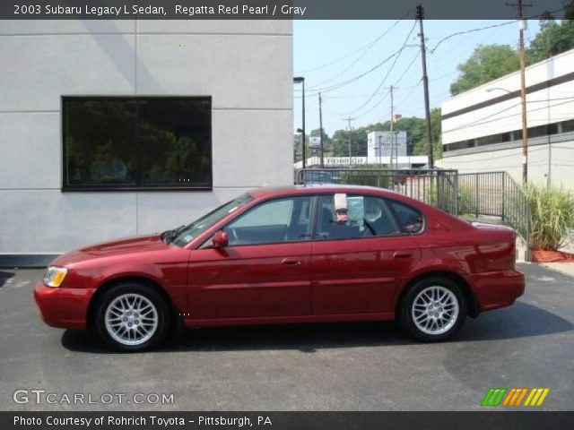 2003 Subaru Legacy L Sedan in Regatta Red Pearl