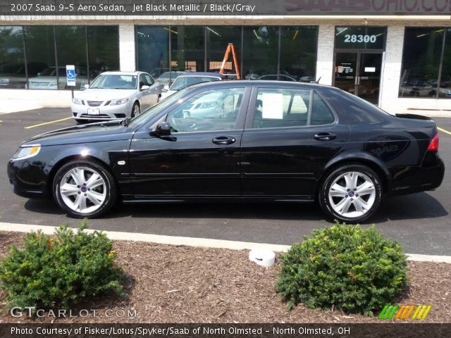 2007 Saab 9-5 Aero Sedan in Jet Black Metallic