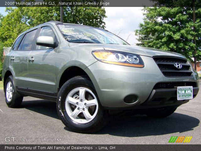 2008 Hyundai Santa Fe GLS in Natural Khaki Green