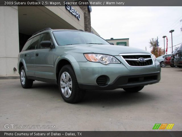 2009 Subaru Outback 2.5i Wagon in Seacrest Green Metallic