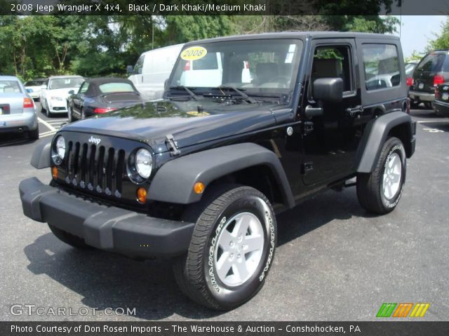 2008 Jeep Wrangler X 4x4 in Black
