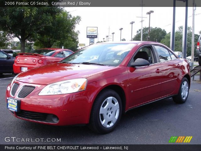 2006 Pontiac G6 Sedan in Crimson Red