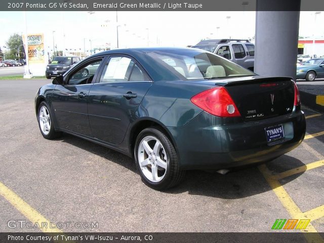 2007 Pontiac G6 V6 Sedan in Emerald Green Metallic