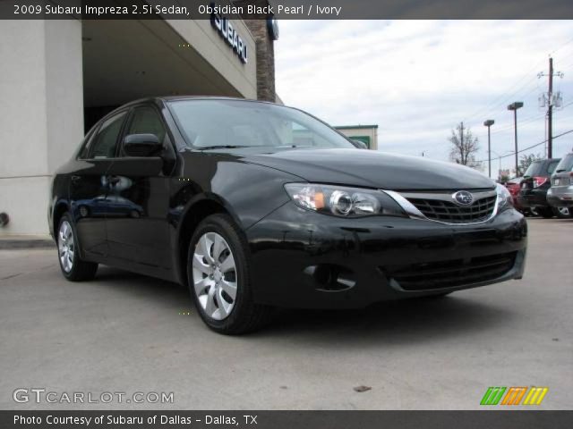 2009 Subaru Impreza 2.5i Sedan in Obsidian Black Pearl