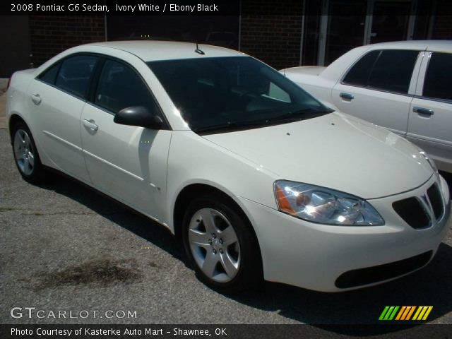 2008 Pontiac G6 Sedan in Ivory White