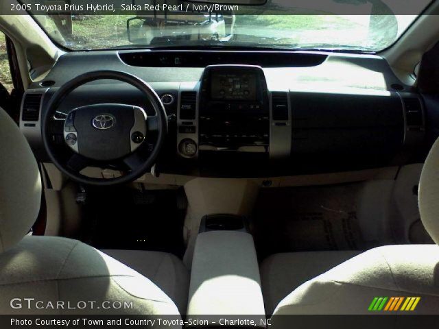 2005 Toyota Prius Hybrid in Salsa Red Pearl