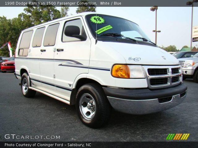 1998 Dodge Ram Van 1500 Passenger Conversion in White