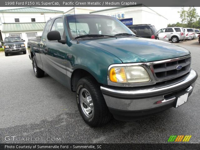 1998 Ford F150 XL SuperCab in Pacific Green Metallic