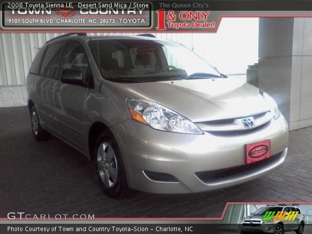 2008 Toyota Sienna LE in Desert Sand Mica