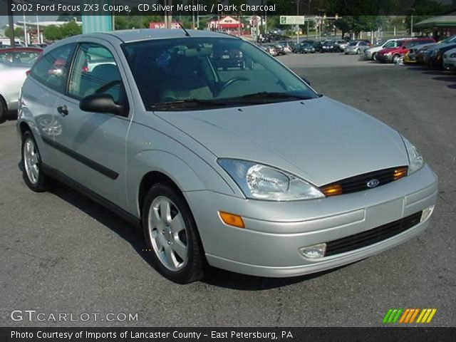 2002 Ford Focus ZX3 Coupe in CD Silver Metallic