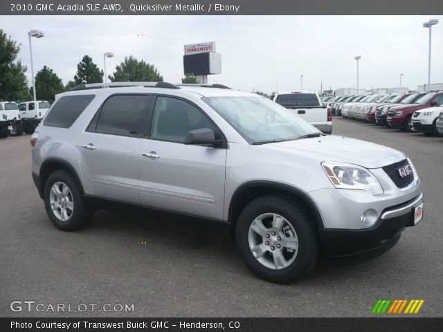 2010 GMC Acadia SLE AWD in Quicksilver Metallic