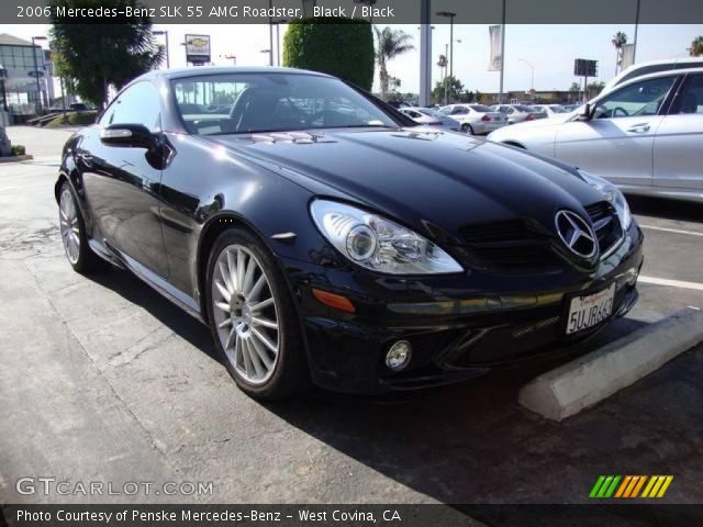 2006 Mercedes-Benz SLK 55 AMG Roadster in Black