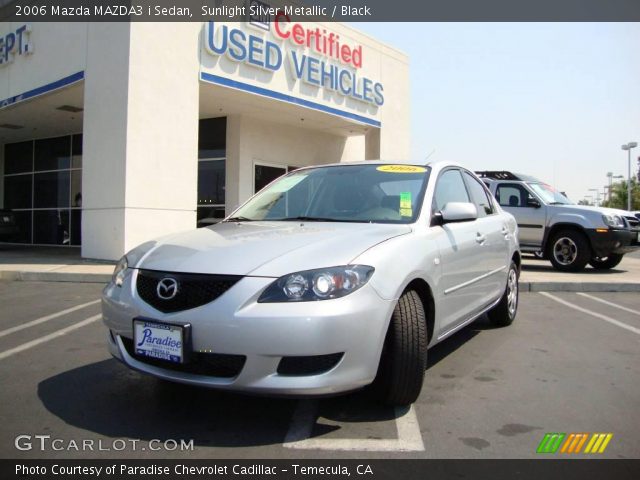 2006 Mazda MAZDA3 i Sedan in Sunlight Silver Metallic