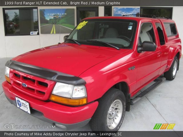 1999 Ford Ranger XLT Extended Cab in Bright Red