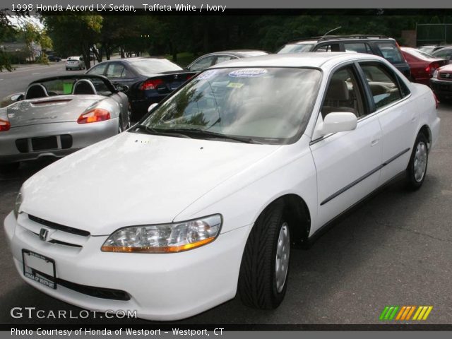 1998 Honda accord lx white #2