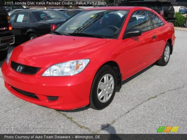 2005 Honda Civic Value Package Coupe in Rallye Red