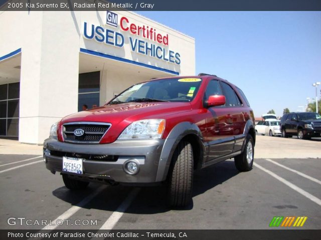2005 Kia Sorento EX in Radiant Red Metallic