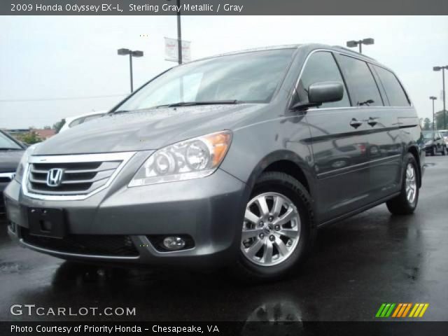 2009 Honda Odyssey EX-L in Sterling Gray Metallic
