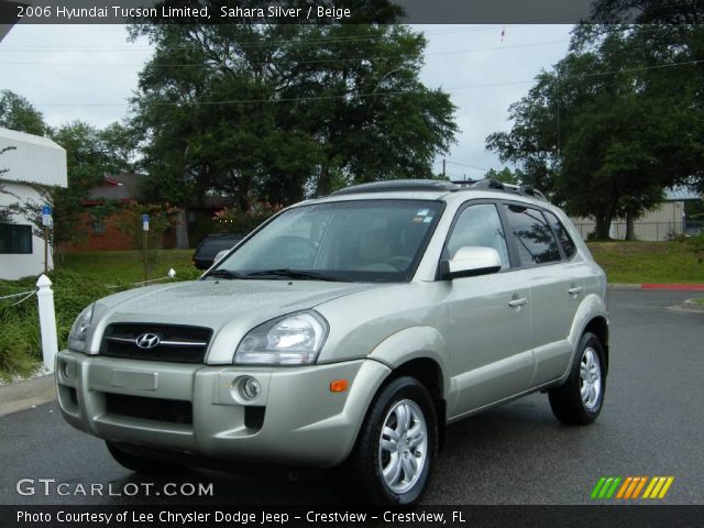 2006 Hyundai Tucson Limited in Sahara Silver