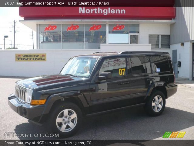 2007 Jeep Commander Sport 4x4 in Black Clearcoat