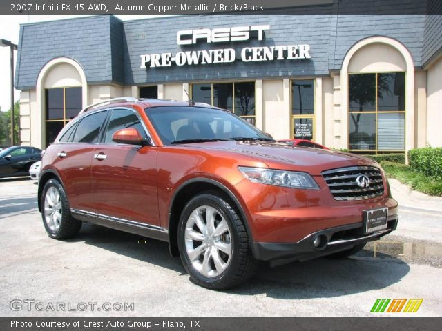 2007 Infiniti FX 45 AWD in Autumn Copper Metallic