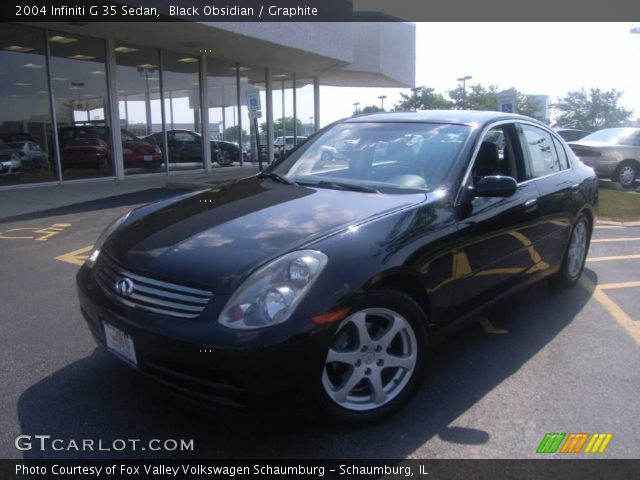 2004 Infiniti G 35 Sedan in Black Obsidian