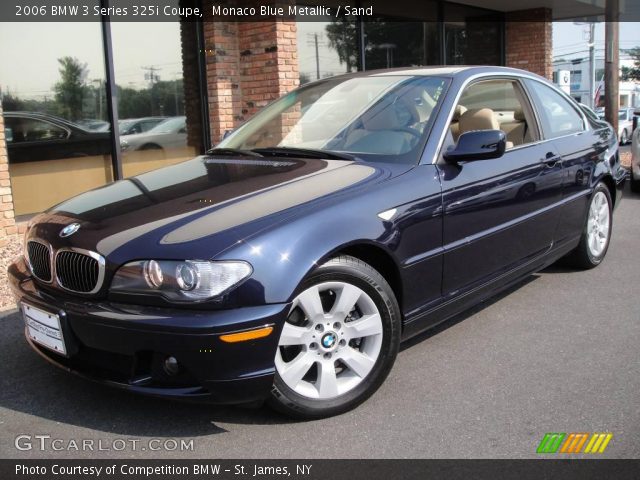 2006 BMW 3 Series 325i Coupe in Monaco Blue Metallic