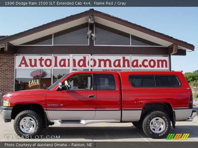 1996 Dodge Ram 1500 SLT Extended Cab 4x4 in Flame Red