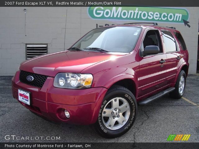 2007 Ford Escape XLT V6 in Redfire Metallic