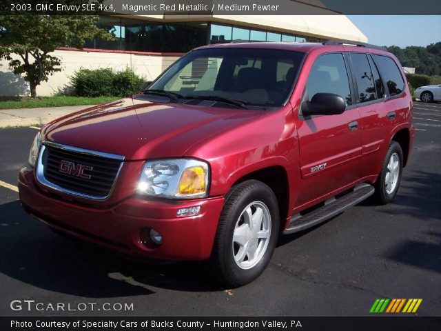2003 GMC Envoy SLE 4x4 in Magnetic Red Metallic
