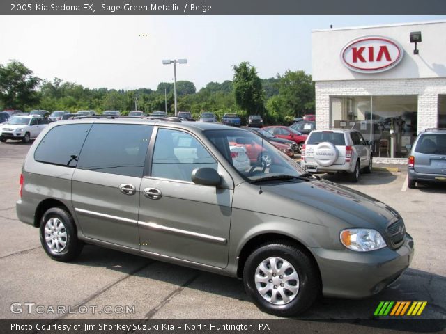 2005 Kia Sedona EX in Sage Green Metallic