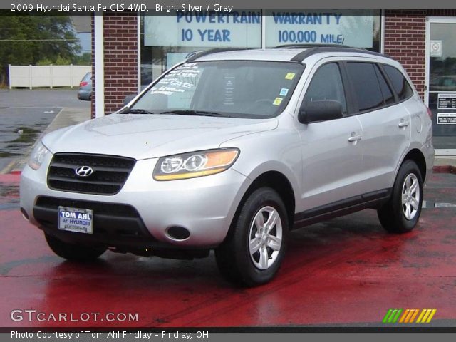 2009 Hyundai Santa Fe GLS 4WD in Bright Silver