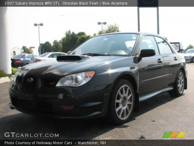 2007 Subaru Impreza WRX STi in Obsidian Black Pearl