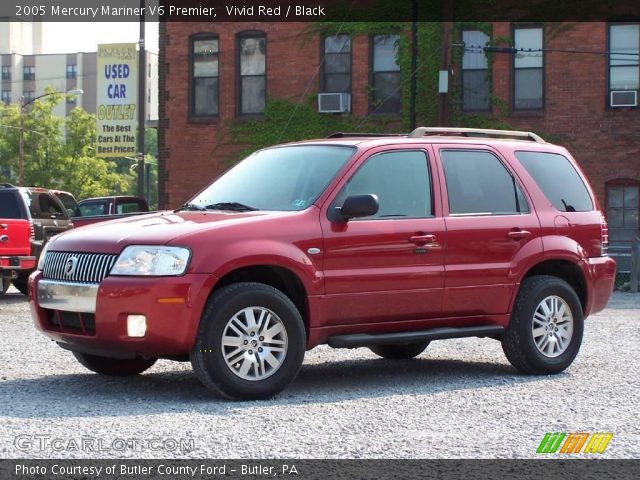 2005 Mercury Mariner V6 Premier in Vivid Red