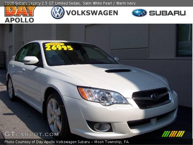 2008 Subaru Legacy 2.5 GT Limited Sedan in Satin White Pearl