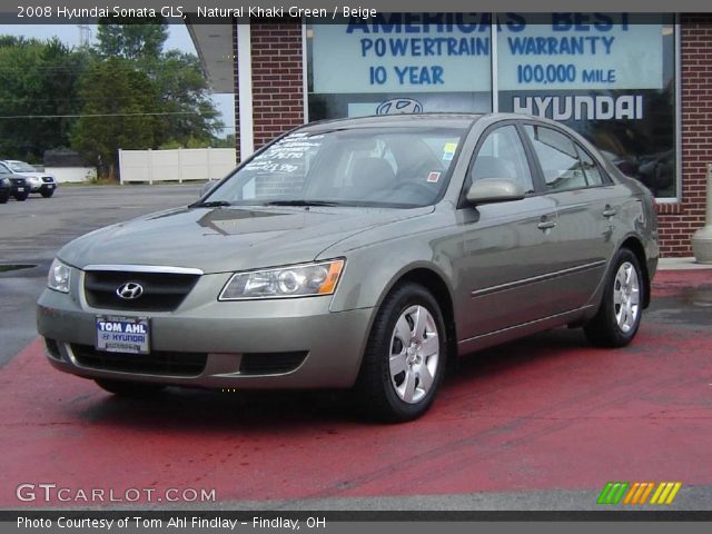 2008 Hyundai Sonata GLS in Natural Khaki Green