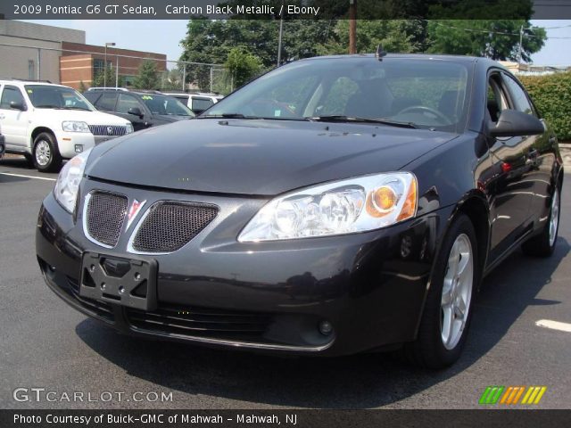 2009 Pontiac G6 GT Sedan in Carbon Black Metallic