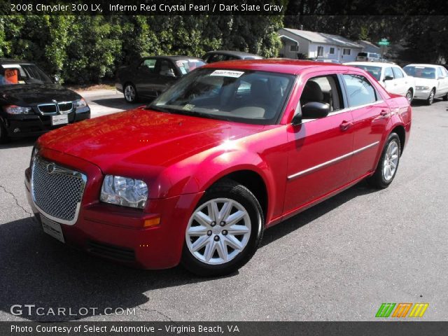 2008 Chrysler 300 LX in Inferno Red Crystal Pearl