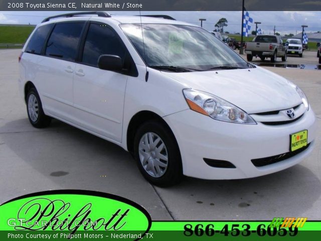 2008 Toyota Sienna CE in Natural White