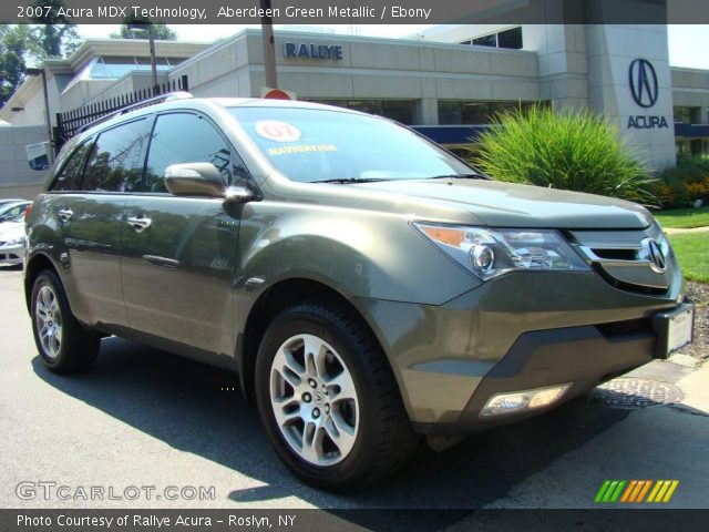 2007 Acura MDX Technology in Aberdeen Green Metallic