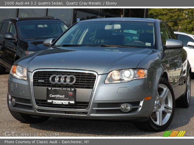 2006 Audi A4 3.2 quattro Sedan in Quartz Gray Metallic