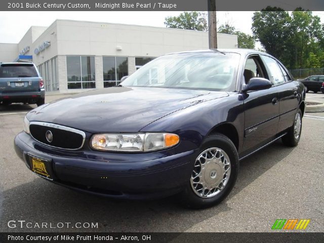 2001 Buick Century Custom in Midnight Blue Pearl