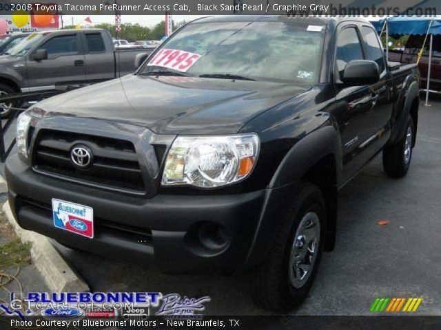 2008 Toyota Tacoma PreRunner Access Cab in Black Sand Pearl