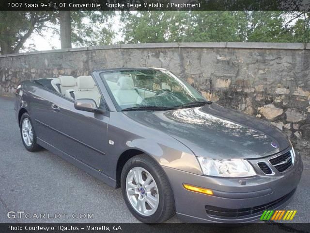 2007 Saab 9-3 2.0T Convertible in Smoke Beige Metallic